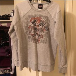 Gray Harley Davidson sweatshirt